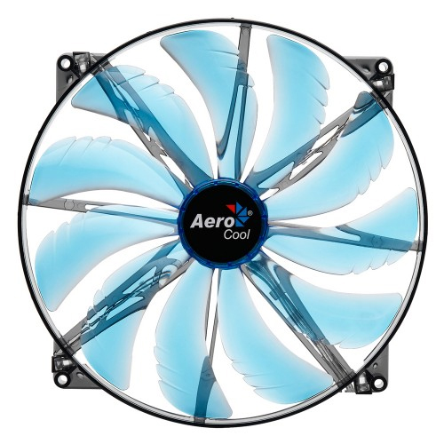 Cooler 200x200mm AeroCool Silent Master Fan - LED Azul - EN55642