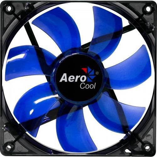Cooler Fan 12 X 12 Blue Led Lightning Aerocool