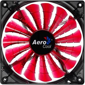 Cooler Fan 14cm Shark Devil Red Edition En55475 Vermelho Aerocool - 6V