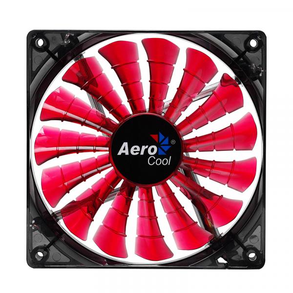 Cooler Fan 14cm Shark Devil Red Edition Vermelho EN55475 - Aerocool - Aerocool