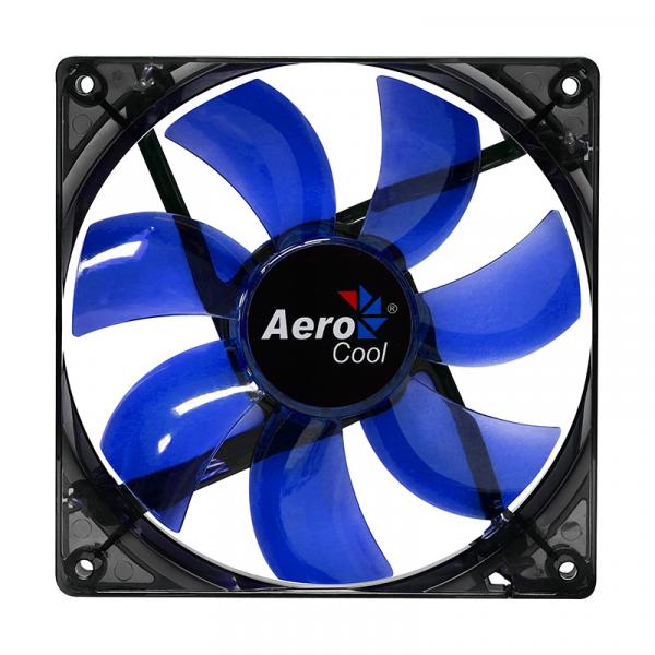 Cooler Fan 12cm Blue LED Azul EN51394 - Aerocool - Aerocool