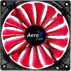 Cooler Fan Aerocool EN55437 Shark Devil Red Edition 12cm - Vermelho