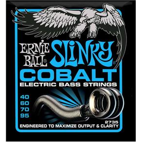 Corda (.040/.095) Cobalt Extra Slinky Bass 2735 - Ernie Ball