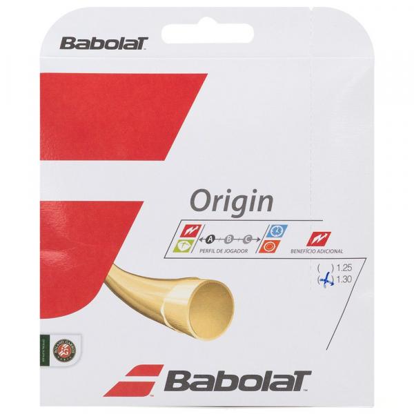 Corda Babolat Origin 16 1.30mm Natural - Set Individual