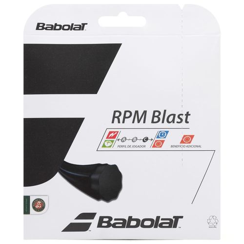 Corda Babolat Rpm Blast 18l 1.20mm Preta - Set Individual