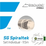 Corda Babolat SG Spiraltek 17 1.25mm 11.5m Branca - Set Individual