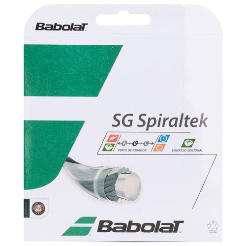 Corda Babolat Sg Spiraltek 17l 1.25mm Branca - Set Individual