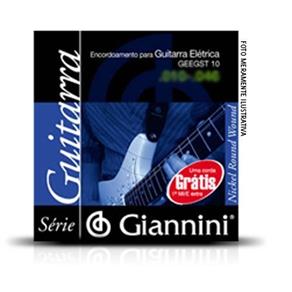 Corda de Aço Canário GEEGST10 1 para Guitarra com Bolinha 1ª Corda Giannini