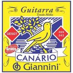 Corda de Aço Canário Geegst9.3 para Guitarra com Bolinha 3ª Corda Giannini (12 Un)