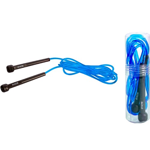 Corda de Pular Azul para Exercícios Aeróbicos Produzido em Pvc - Acte Sports T96