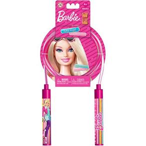 Corda de Pular da Barbie Rosa 2,20m