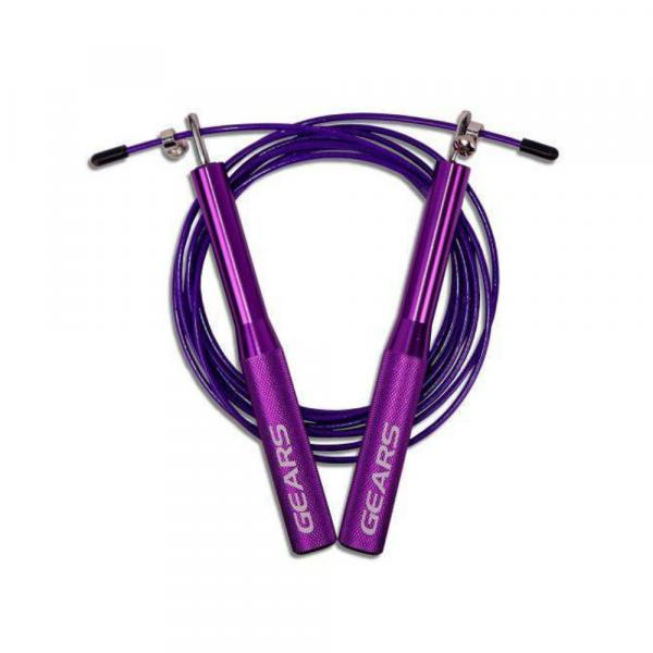 Corda de Pular Speed Rope 4 Rolamentos Purple Lótus Gears