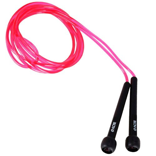Corda de Pular Treinamento Funcional PVC 2,75m Rosa – ACTE T97