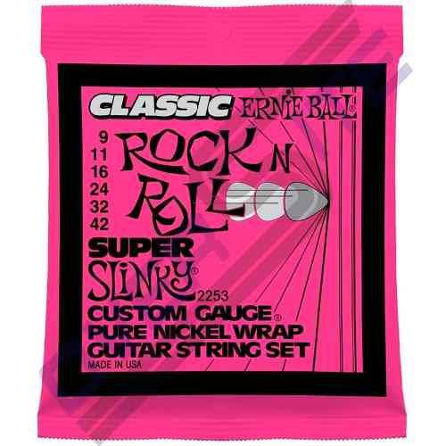 Corda Ernie Ball Guitarra 9-42 2253 Classic Rock Roll Usa