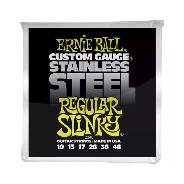 Corda Ernie Ball para Guitarra Stainless Steel Regular Slinky 2246 10.46