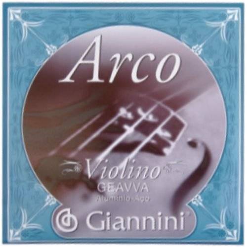 Corda Gevva2 Série Arco em Aço para Violino 2ª Corda Giannini Cinza Aço