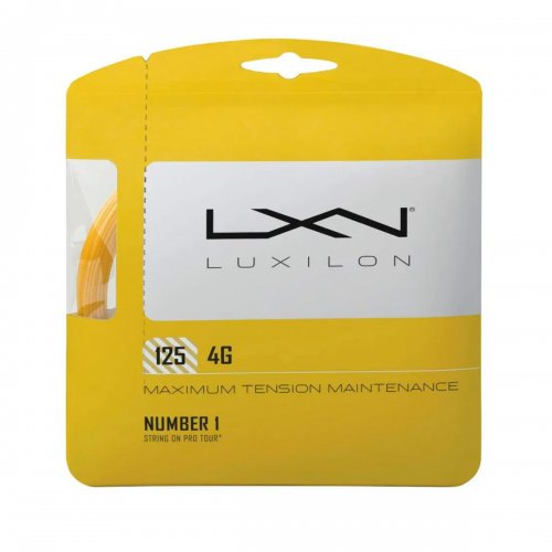 Corda Luxilon 4g 17 1.25mm Gold Set Individual