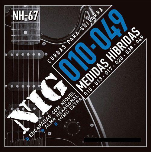Corda NIG NH67 P/ Guitarra Hybrida 0.10/0.49 - EC0071 - Nig Strings
