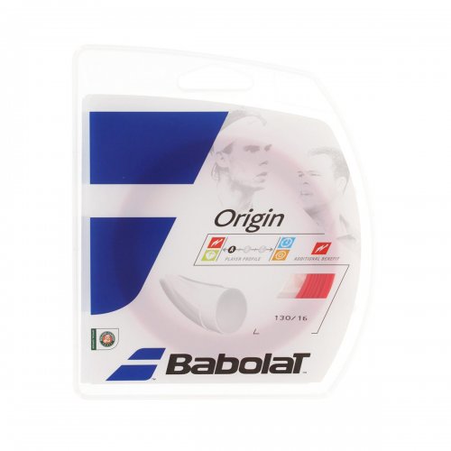Corda Origin 16L 1.30mm Vermelho Set Individual - Babolat