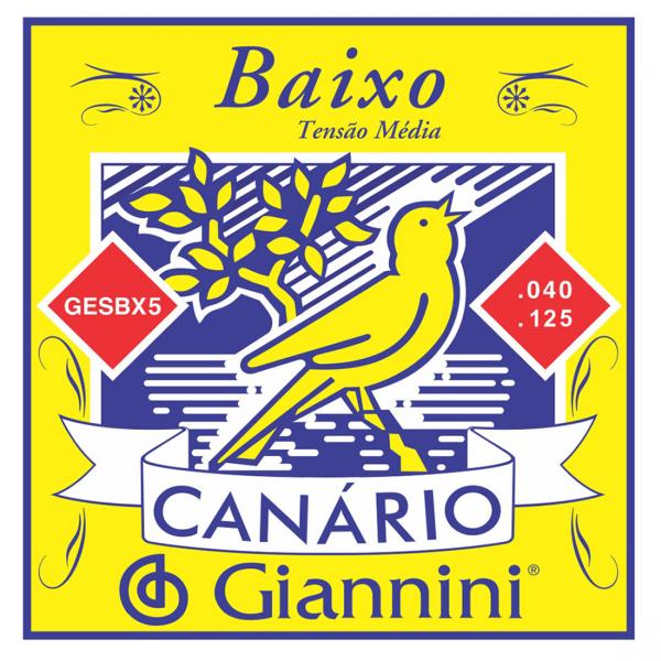 Corda para Contrabaixo 0.40-0.125 Super Leve GESBX5 - Giannini - Giannini
