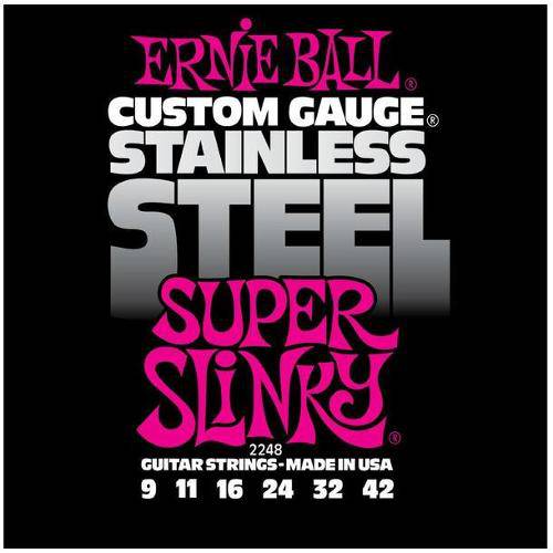Corda para Guitarra (.009/.042) Stainless Steel Super Slinky 2248 - Ernie Ball