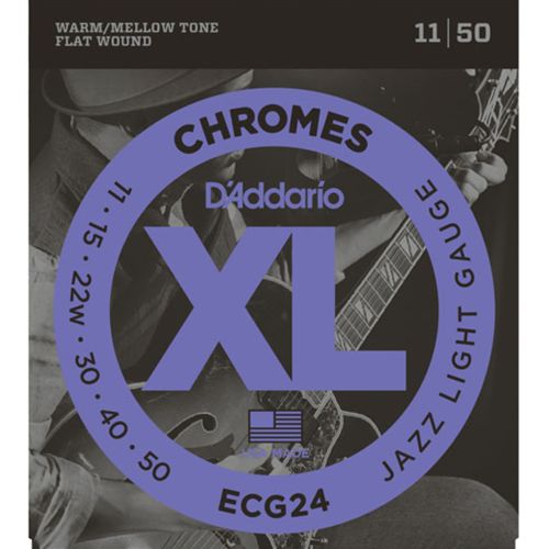 Corda para Guitarra Daddario 011 Ecg24 Chromes