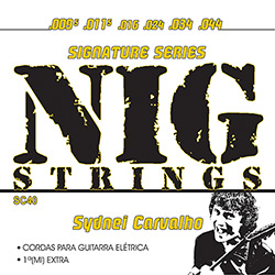 Corda para Guitarra Elétrica Linha Signature Sydnei Carvalho 0095"-044" - Nig Strings