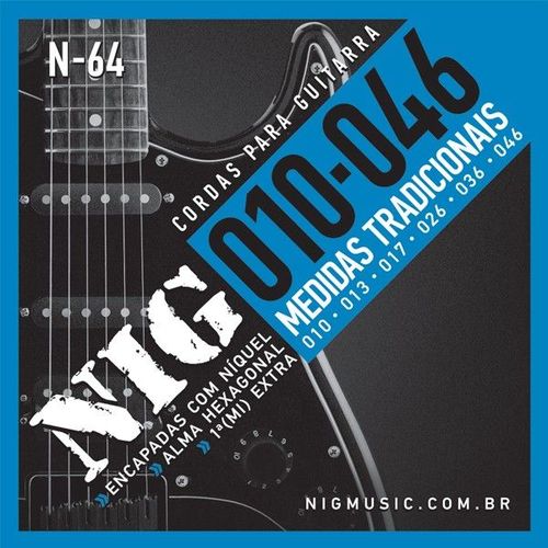Corda para Guitarra Nig 010 N-64