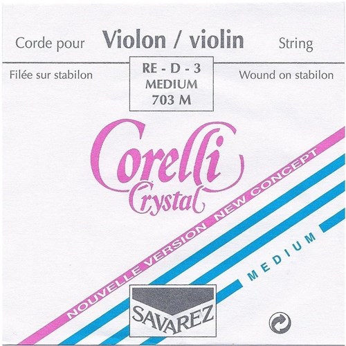 Corda Ré Corelli Crystal para Violino [Encomenda!]