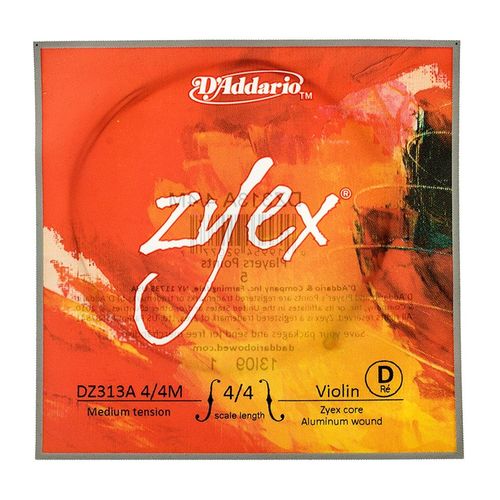 Corda Ré Violino D'addario Zyex 4/4 Média