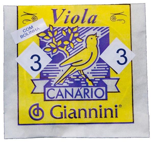 Corda Viola 3ª Canario com 12 Unidades Gesvb3 Giannini