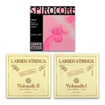 Corda Violoncelo Combo Thomastik Spirocore / Larsen Soloist