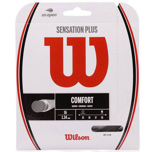 Corda Wilson Sensation Plus 16l 1.34mm Preta - Rolo com 200 Metros