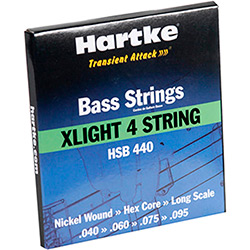 Cordas para Baixo 4 Cordas Xlight HSB440 - Hartke