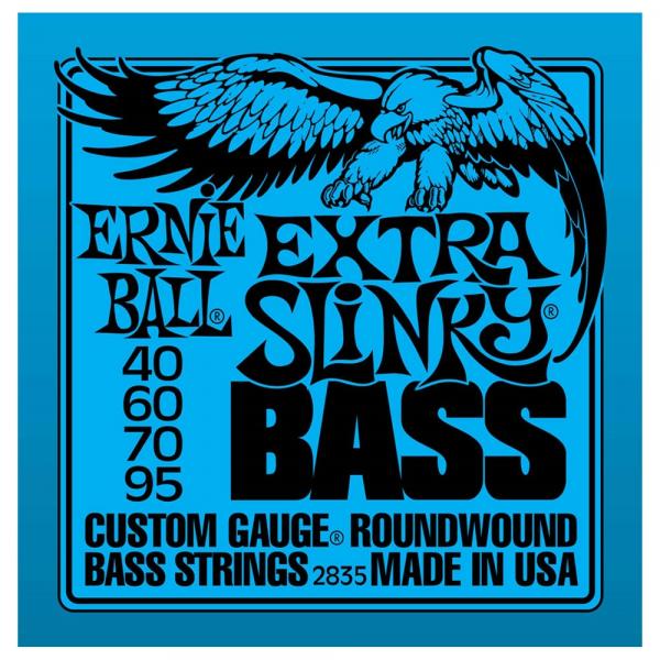 Cordas para Baixo Extra Slinky Bass 040/095 2835 Ernie Ball