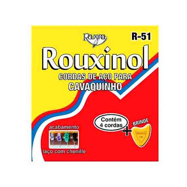 Cordas para Cavaquinho Aço C/ Chenille R-51 - Rouxinol