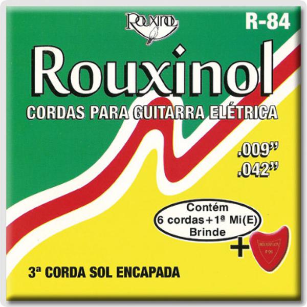Cordas para Guitarra Elétrico Rouxinol R-84
