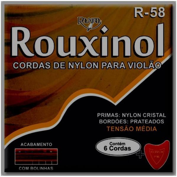 Cordas para Violão de Nylon Rouxinol R-58