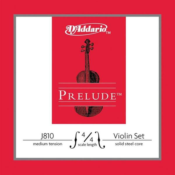 Cordas para Violino Daddario PRELUDE Medium Tension Scale Length 4/4 - J810