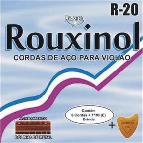 Cordas Rouxinol Violão Aço R20 12 Pacotes com 6 Cordas Cada