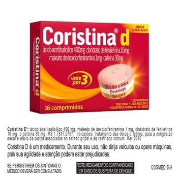 Coristina D Hypera 16 Comprimidos