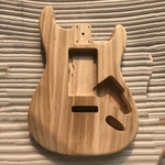 Corpo da guitarra DIY inacabado Maple Corpo estilo violão Fender ST