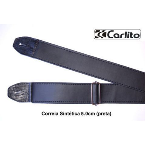 Correia Carlito Basic Sintetica 5cm Preta