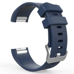 Correia de pulso de substituição de silicone colorido pulseira de Banda para Fitbit Carga 2