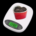 Cozinha Eletrônica Da Dieta Do Alimento Do Painel LCD Ultra Magro Escala Do Peso De 3kg / 0,5 Digitas