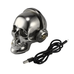 Cranio Shaped Stereo Speaker Baixo M¨²sica Mini ¨¢udio presente do Dia das Bruxas