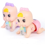 Crawl elétrica boneca Vocal Musical Twisting Toy Ass para o bebê Crianças cor aleatória