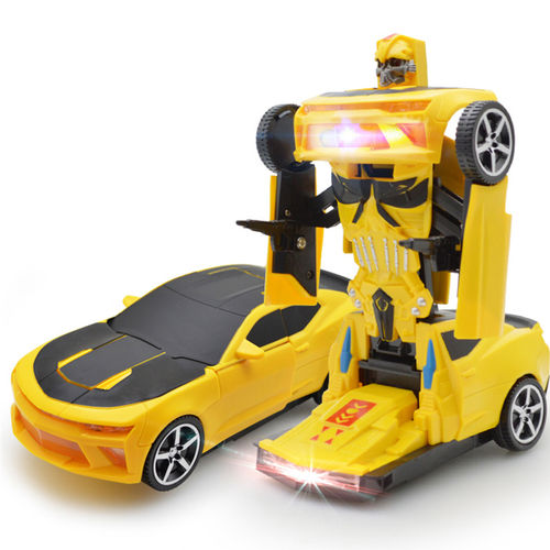 Criança elétrica Deformação Car Light Universal Music Variação Robôs Transformando modelo Veículos brinquedos para as crianças