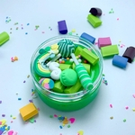 Crianças diy pirulito arco-íris lodo brinquedo reliver stress