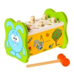 Crianças Hit Hamster Jogo Jogar madeira percussão enigma Toy com martelo pequeno